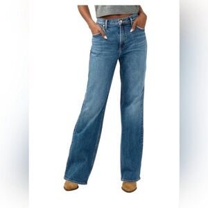 Silver Jeans Women's Baggy Bootcut W29 L 31 Denim Dark Blue